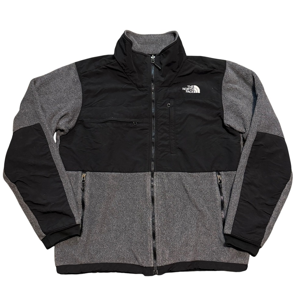 The North Face Denali 2 Fleece Jacket Mens Medium Grey Black A2RDK FA16